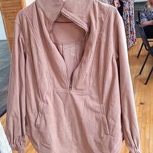 3/4 zip up sz medium